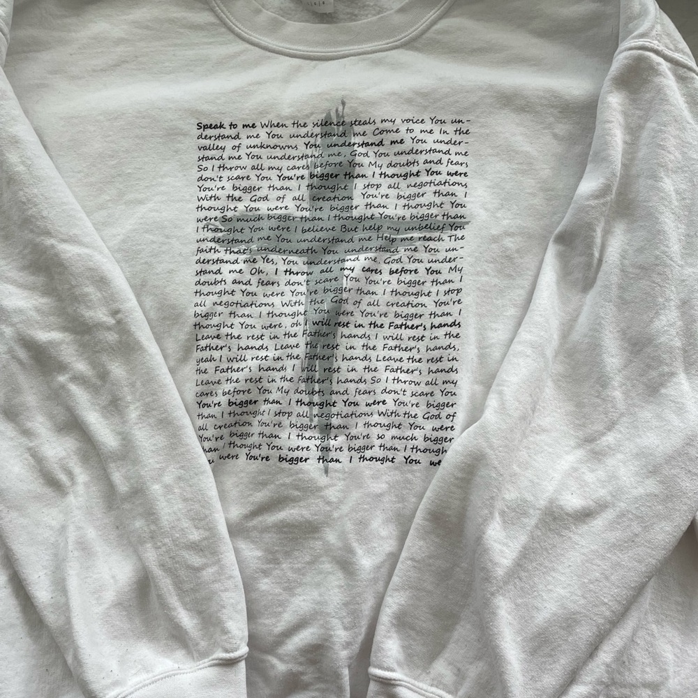 religious soft comfy crewneck